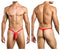 JUSTIN+SIMON XSJBU02 Bulge Thongs Color Red