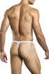 JUSTIN+SIMON XSJBU02 Bulge Thongs Color White Mesh