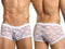 MaleBasics MBL78 Lace Trunks Color White Lace