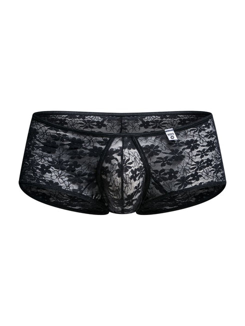 MaleBasics MBL83 Loop Cheeky Trunks Color Black Lace