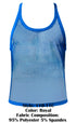 Male Power 110-11C Fishnet 2 Tank Top Color Royal