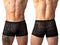 Male Power 150-305 Ripple Pouch Short Trunks Color Black