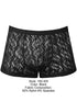 Male Power 150-305 Ripple Pouch Short Trunks Color Black