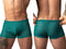 Male Power 150-305 Ripple Pouch Short Trunks Color Teal