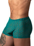 Male Power 150-305 Ripple Pouch Short Trunks Color Teal