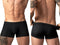 Male Power 150-308 Eco Cozy Pouch Short Trunks Color Black