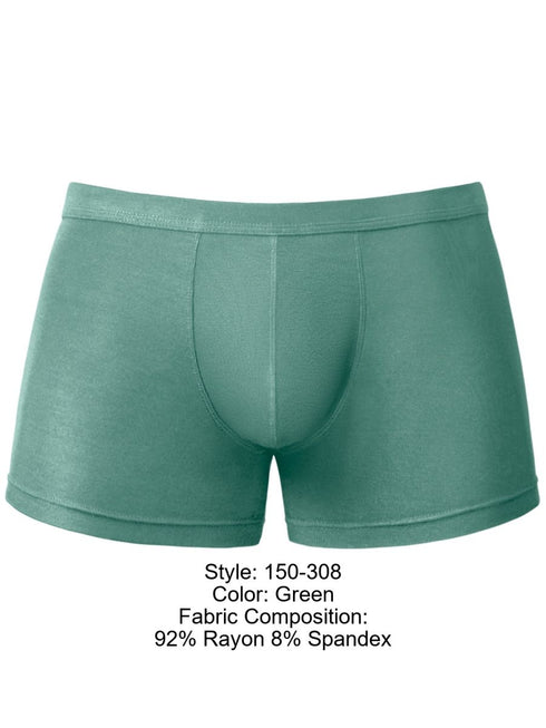 Male Power 150-308 Eco Cozy Pouch Short Trunks Color Green