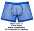 Male Power 152-11C Fishnet 2 Pouch Short Color Royal