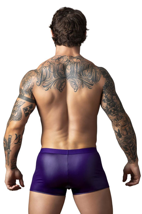 Male Power 152-302 Eggplant Crossover Short Color Plum