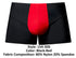 Male Power 154-300 Hot Mesh Pouch Short Color Black-Red