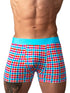 Male Power 160-306 So Comfy Gingham Boxer Brief in Gingham Print Color Gingham Print