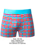 Male Power 160-306 So Comfy Gingham Boxer Brief in Gingham Print Color Gingham Print