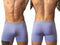 Male Power 161-306 So Comfy Gingham Boxer Brief in Purple Color Purple