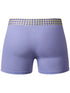 Male Power 161-306 So Comfy Gingham Boxer Brief in Purple Color Purple
