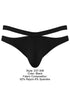 Male Power 237-308 Eco Cozy Cutout Thong Color Black