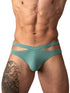 Male Power 237-308 Eco Cozy Cutout Thong Color Green