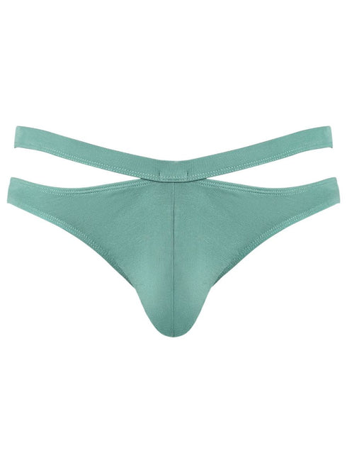 Male Power 237-308 Eco Cozy Cutout Thong Color Green
