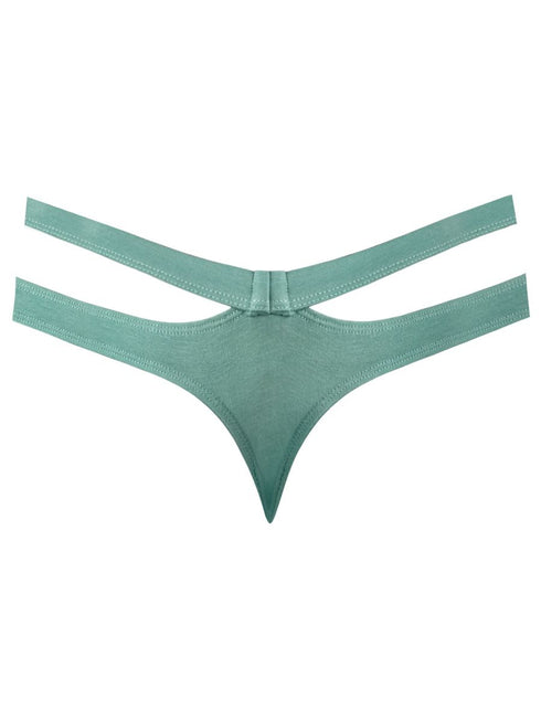 Male Power 237-308 Eco Cozy Cutout Thong Color Green