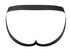 Male Power 348-304 Open Ended Jock Open Front Elastic Cock Ring Color Black