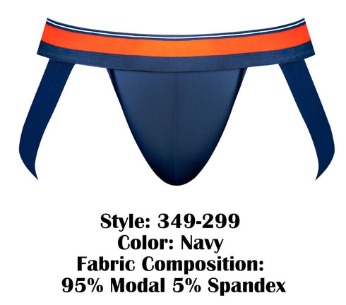 Male Power 349-299 Soo Cumfy Jockstrap Color Navy