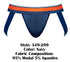 Male Power 349-299 Soo Cumfy Jockstrap Color Navy