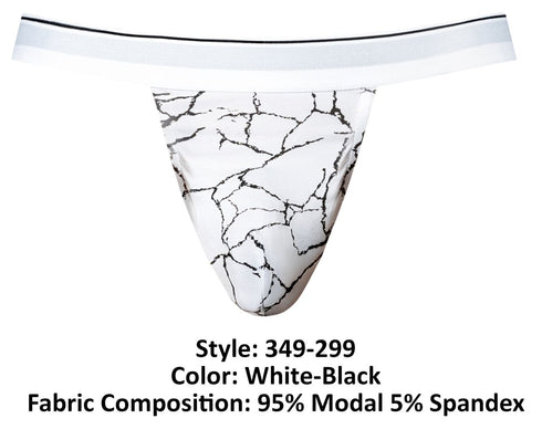 Male Power 349-299 Soo Cumfy Jock Color White-Black