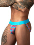 Male Power 349-306 So Comfy Gingham Jock in Gingham Print Color Gingham Print