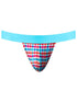 Male Power 349-306 So Comfy Gingham Jock in Gingham Print Color Gingham Print
