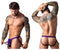 Male Power 350-302 Eggplant Crossover Jock Color Plum
