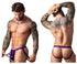 Male Power 350-302 Eggplant Crossover Jock Color Plum