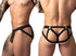 Male Power 352-307 Mesh 2 Strappy Ring Jockstrap Color Black