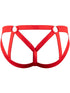 Male Power 352-307 Mesh 2 Strappy Ring Jockstrap Color Red