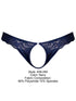 Male Power 409-280 Sassy Lace Open Ring Thong Color Navy