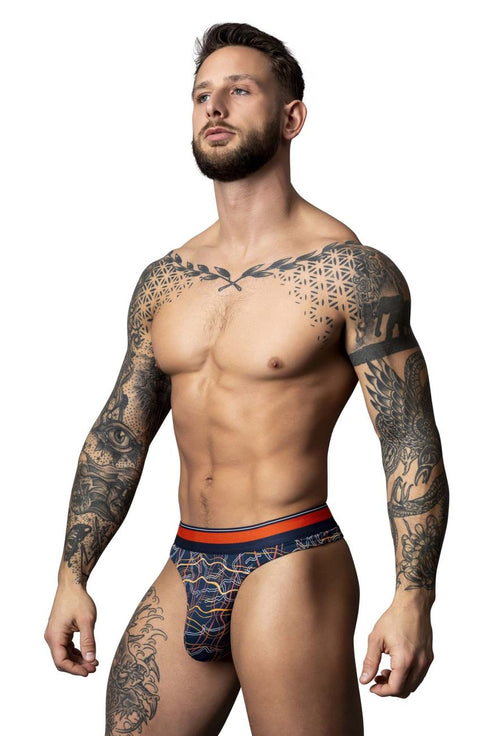 Male Power 412-299 Soo Cumfy Thongs Color Navy