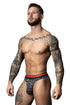 Male Power 412-299 Soo Cumfy Thongs Color Navy