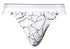 Male Power 412-299 Soo Cumfy Thong Color White-Black