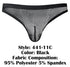 Male Power 441-11C Fishnet 2 Bong Thong Color Black