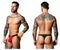 Male Power 442-300 Hot Mesh Bong Thong Color Black-Red