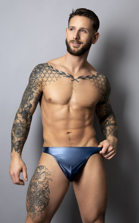 Male Power 442-301 Liquid Onyx 2.0 Bong Thong Color Blue