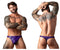 Male Power 447-302 Eggplant Crossover Thong Color Plum
