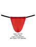 Male Power 450-307 Mesh 2 G-String Color Red