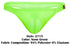Pikante PIK 2115 Amusing Thongs Color Neon Green
