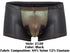 Pikante PIK 2120 Gold Cup Trunks Color Black