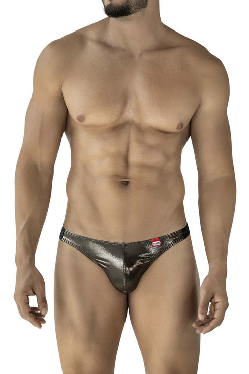 Pikante PIK 2123 Gold Cup Thongs Color Black