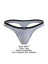 Pikante PIK 26077 Mens Underwear Isis Thongs Color Gray