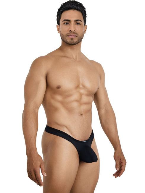 Pikante Mens Underwear Seductive Comfort PIK 26078 Isis Thongs Color Black