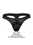 Pikante Mens Underwear Seductive Comfort PIK 26078 Isis Thongs Color Black