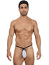 Pikante 26086 Mens Underwear Sensual Minimalist G-String Color Gray