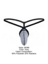 Pikante 26086 Mens Underwear Sensual Minimalist G-String Color Gray