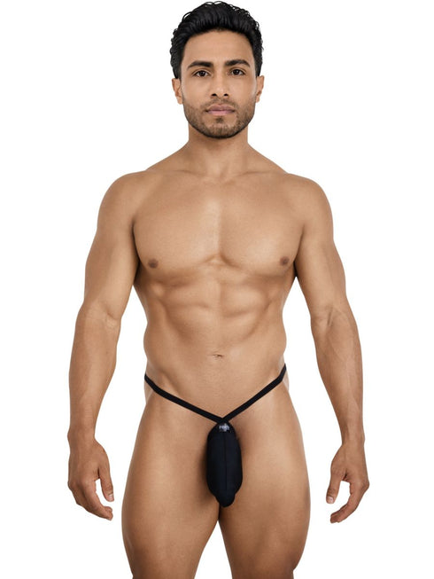 Pikante 26087 Mens Underwear Sleek Minimalist G-String Color Black